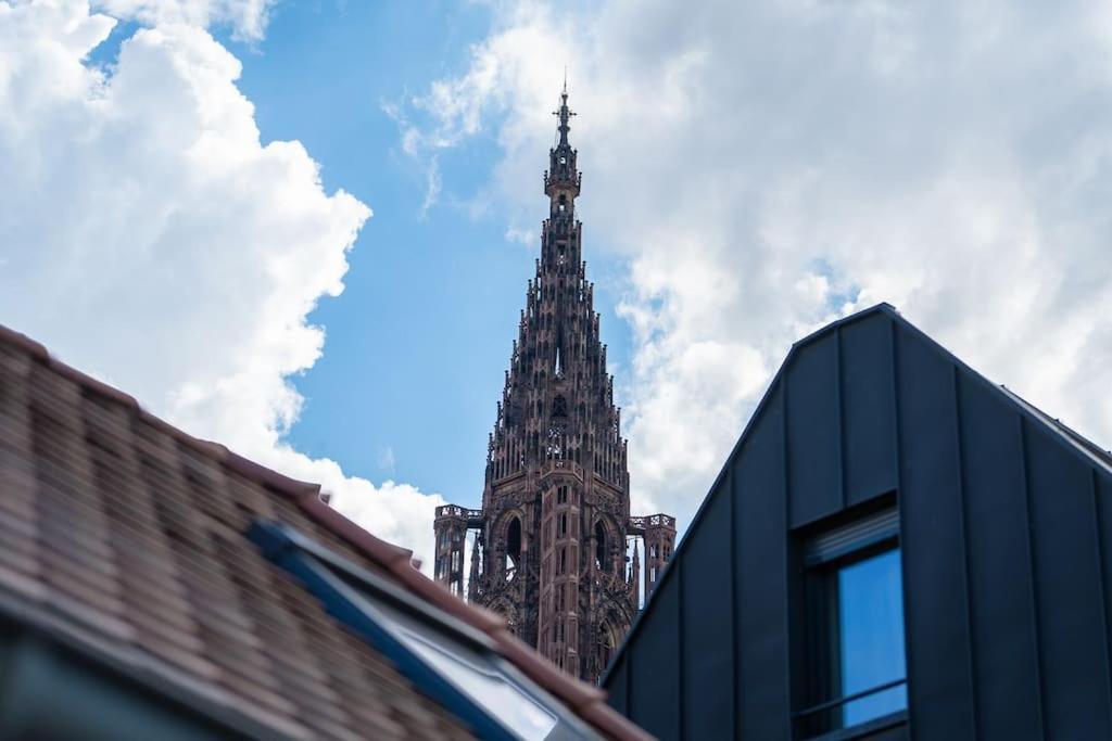 Le Carre D Or Appartement Terrasse Vue Cathedrale 斯特拉斯堡 外观 照片
